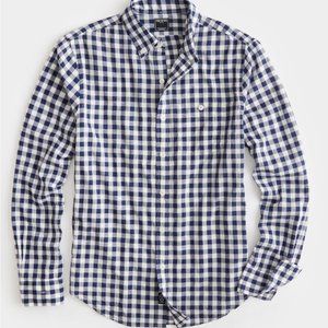 NWT, Todd Snyder, Summer Weight Favorite Shirt in Blue Gingham | Size: Small.